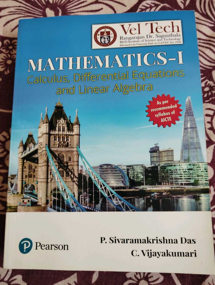Pearson -Mathematics Calculus Linear Algebra Maths