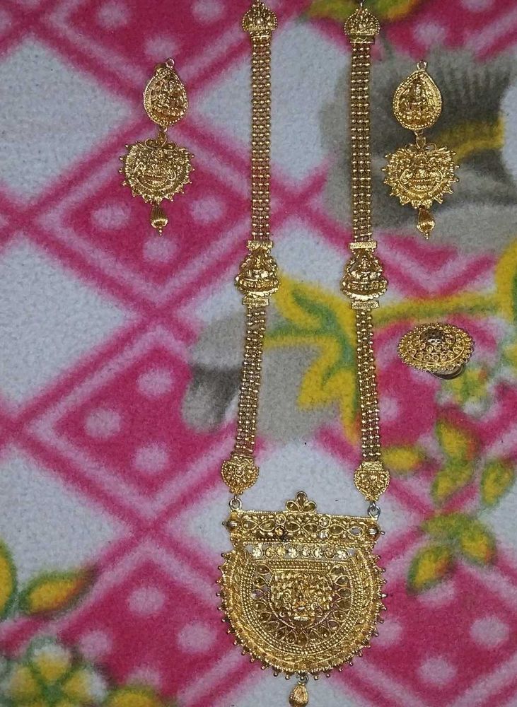 Gold Plated Necklace Set
