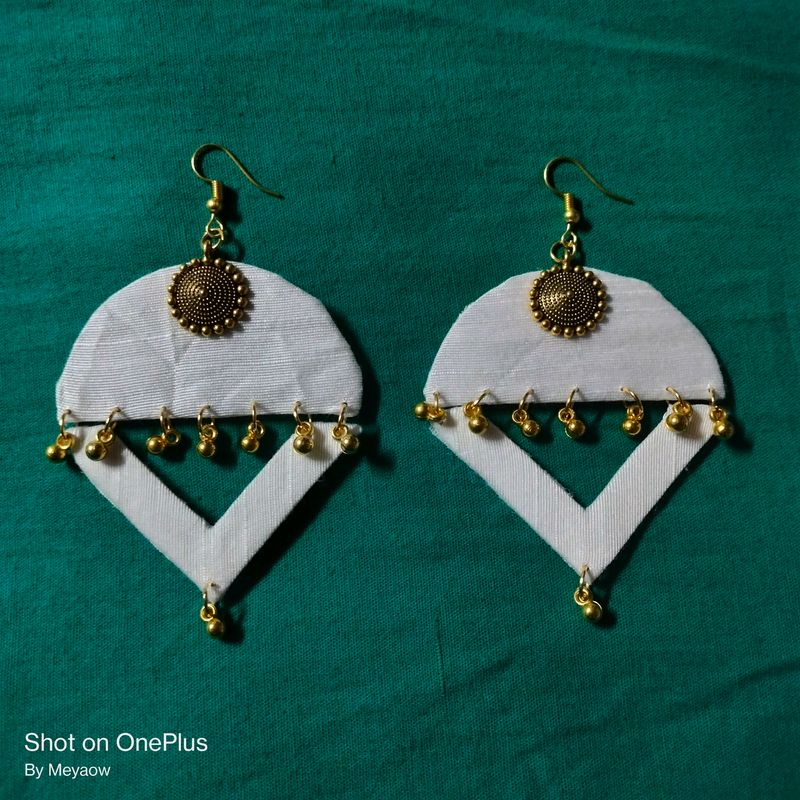 New white earrings