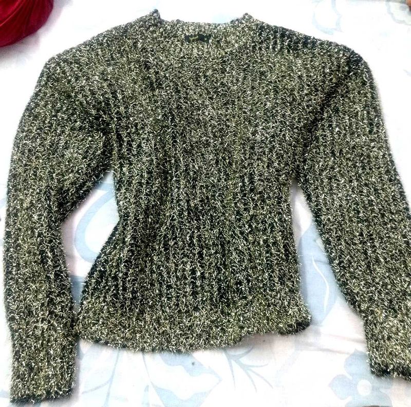 Sparkly Knit Sweater - Splash Brand Imported