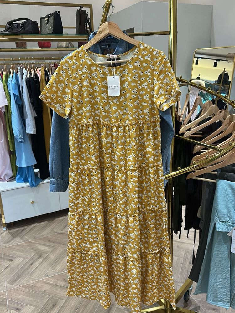 Floral Tiered Midi Dress