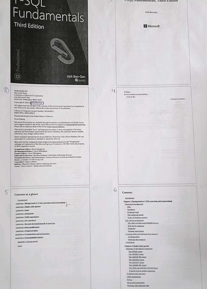 T SQL Fundamental Microsoft Edition