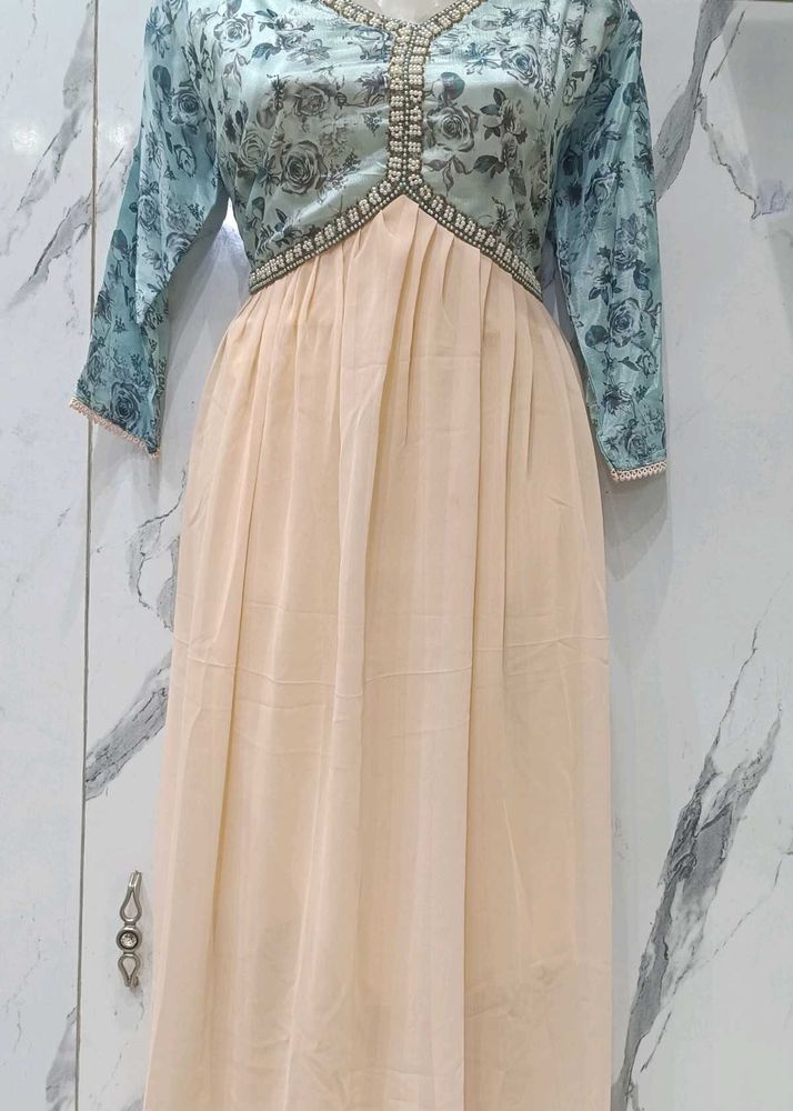 Elegant Floral Print Maxi Dress