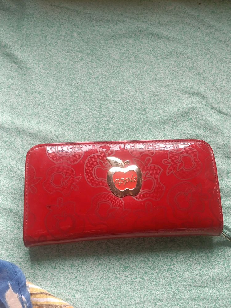 New Hand Purse Pu Leather Red ♥️ Colour