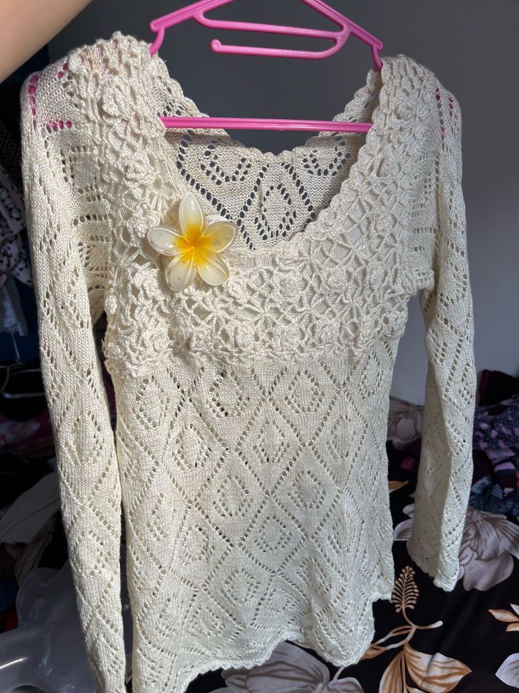 Very Pretty Y2K  Crochet 🧶 Top 🥰