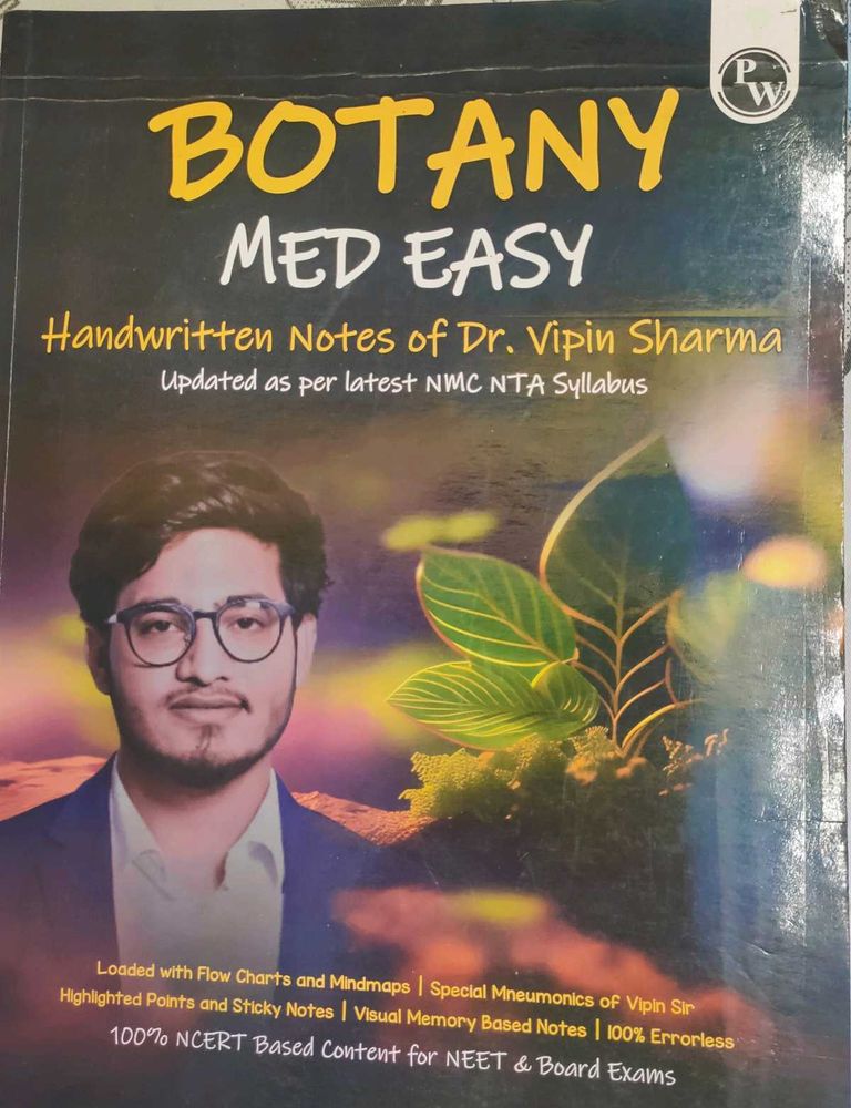 Botany Med Easy by Vipin Sharma PW