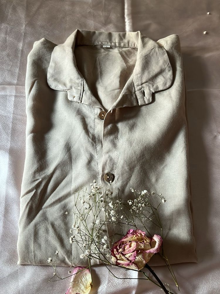 Beige Color Shirt🎗️❤️