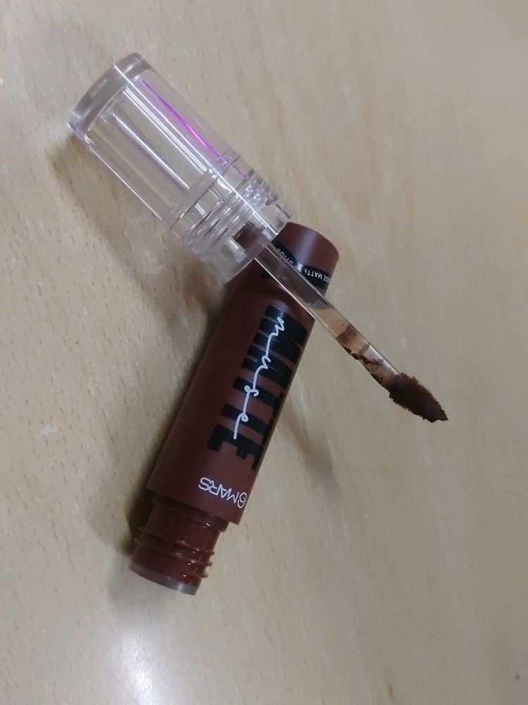 mars matte muse deep brown lipstick