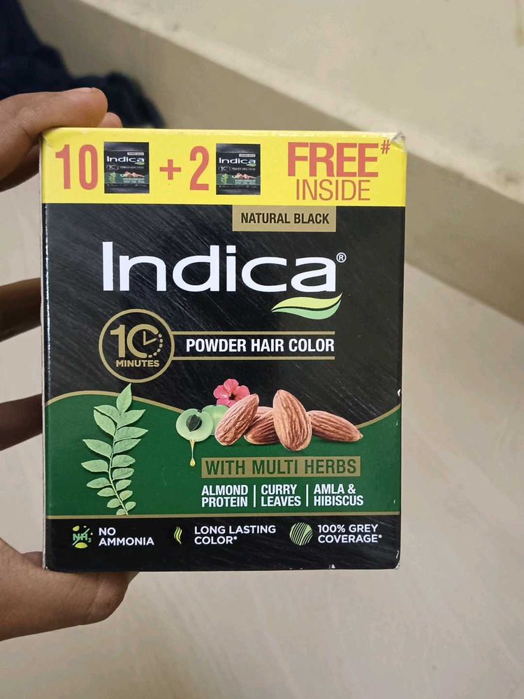 Indica 10 Minutes Hair Color - Natural Black