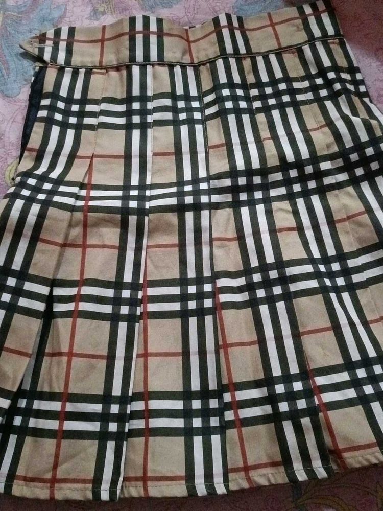 Plaid Mini Skirt