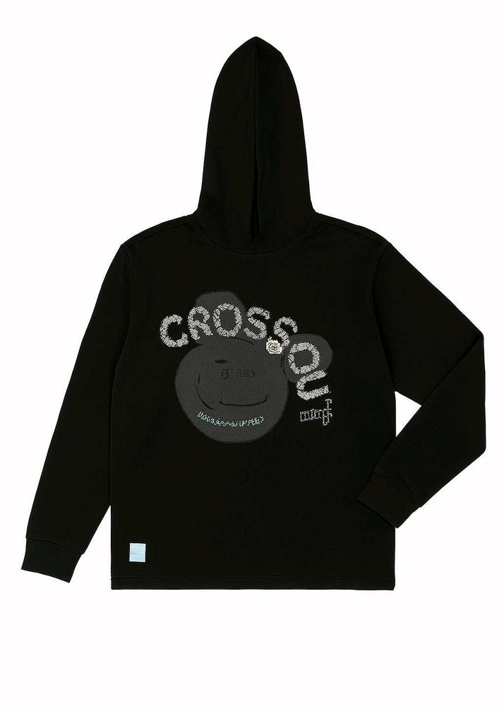 Cross Souls Black Graphic Hoodie