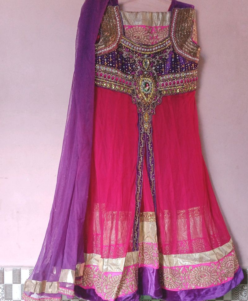 Bajiraomastani Inspired Kurta With Lehanga&amp;Dupatt