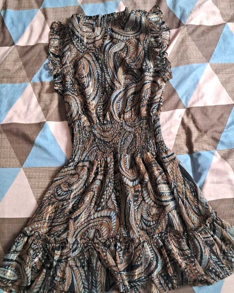 Paisley Print Dress