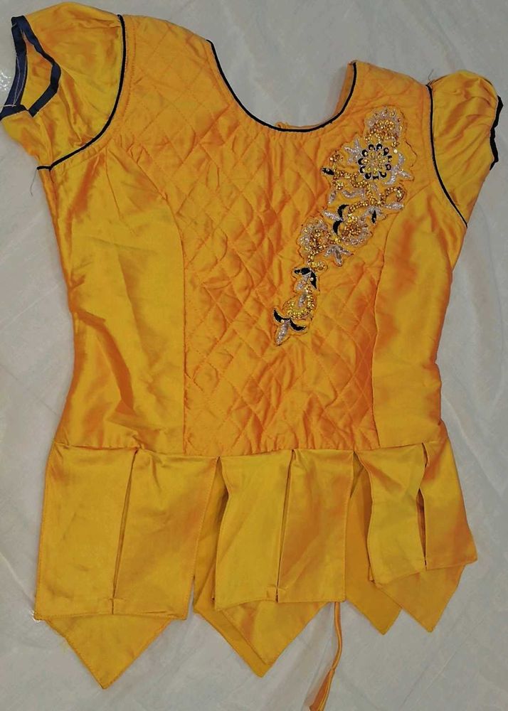 Festive Yellow top