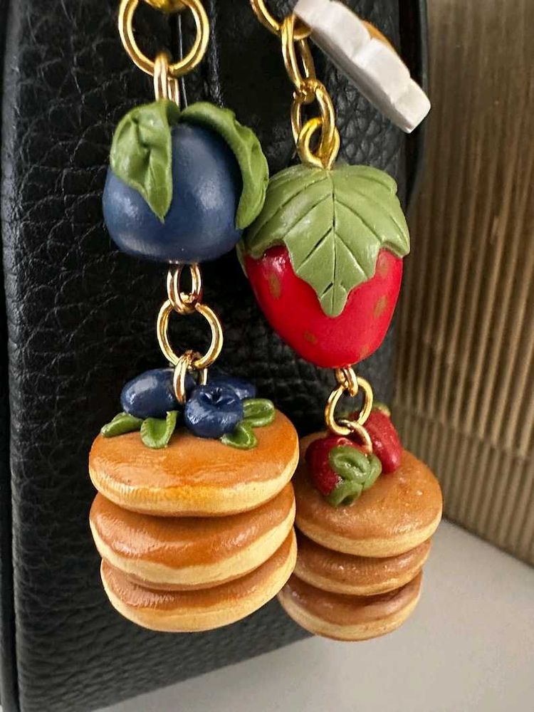 Pancake Bag Charms 🥞🫐🍓(Any 1)