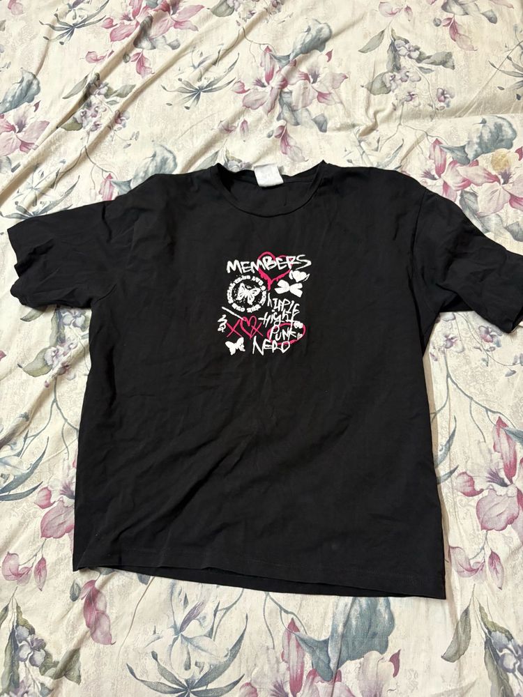 Black Graphic T-Shirt