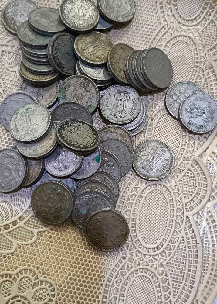 5 Ruppee Mix Year Coin