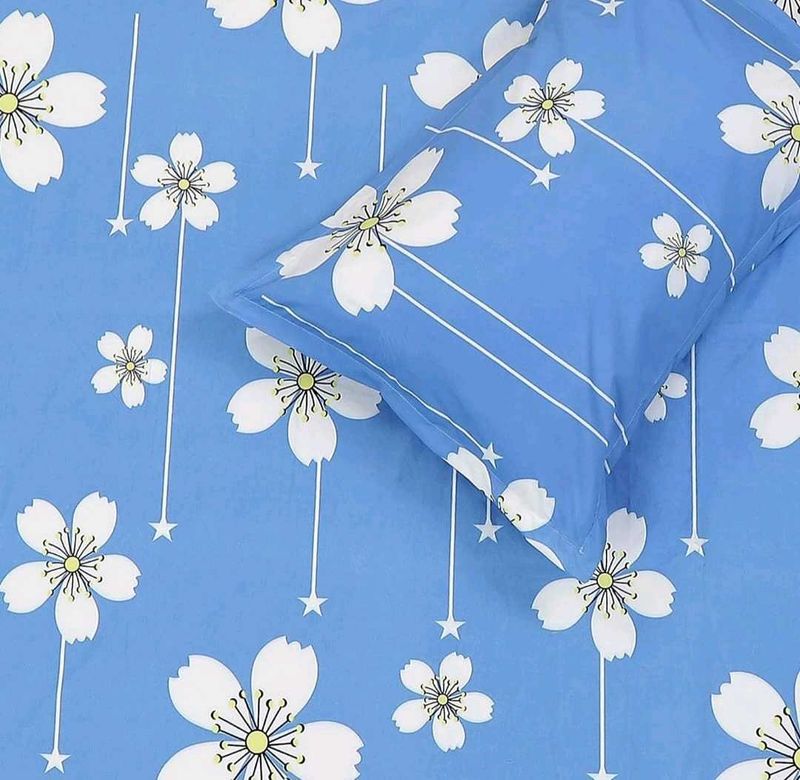 Pure Cotton Double Bedsheet