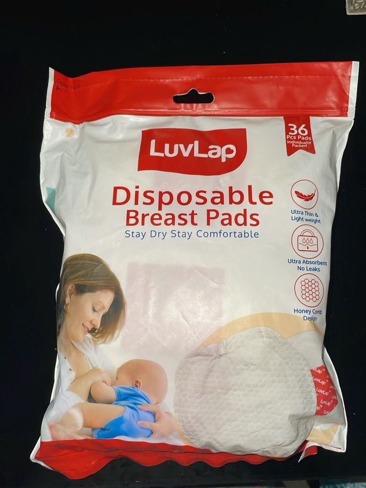LuvLap Disposable Breast Pads - 36 Count