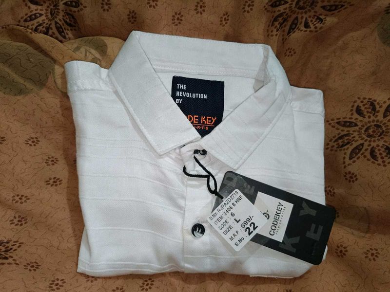 Code Key White Shirt