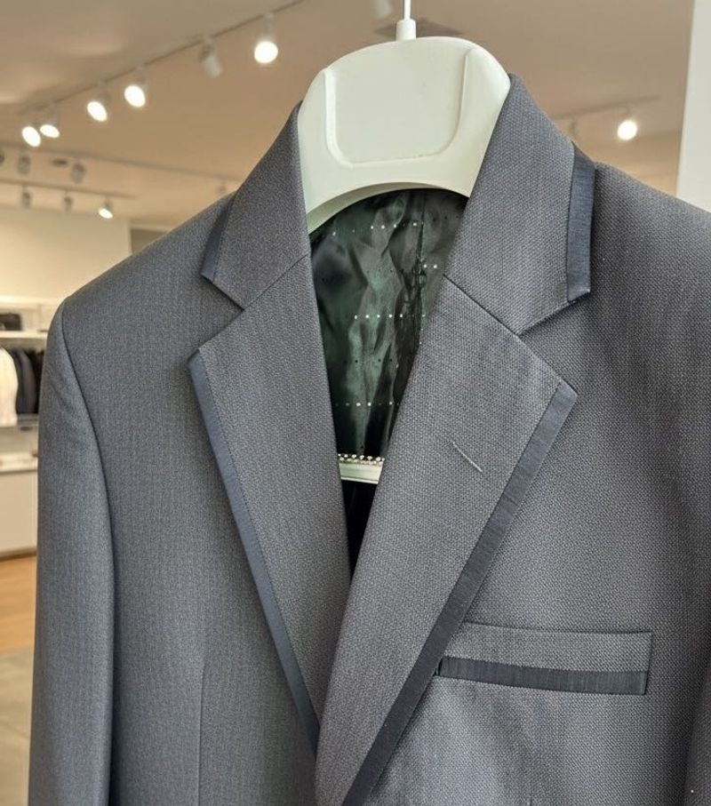 Stylish Grey Suit Blazer
