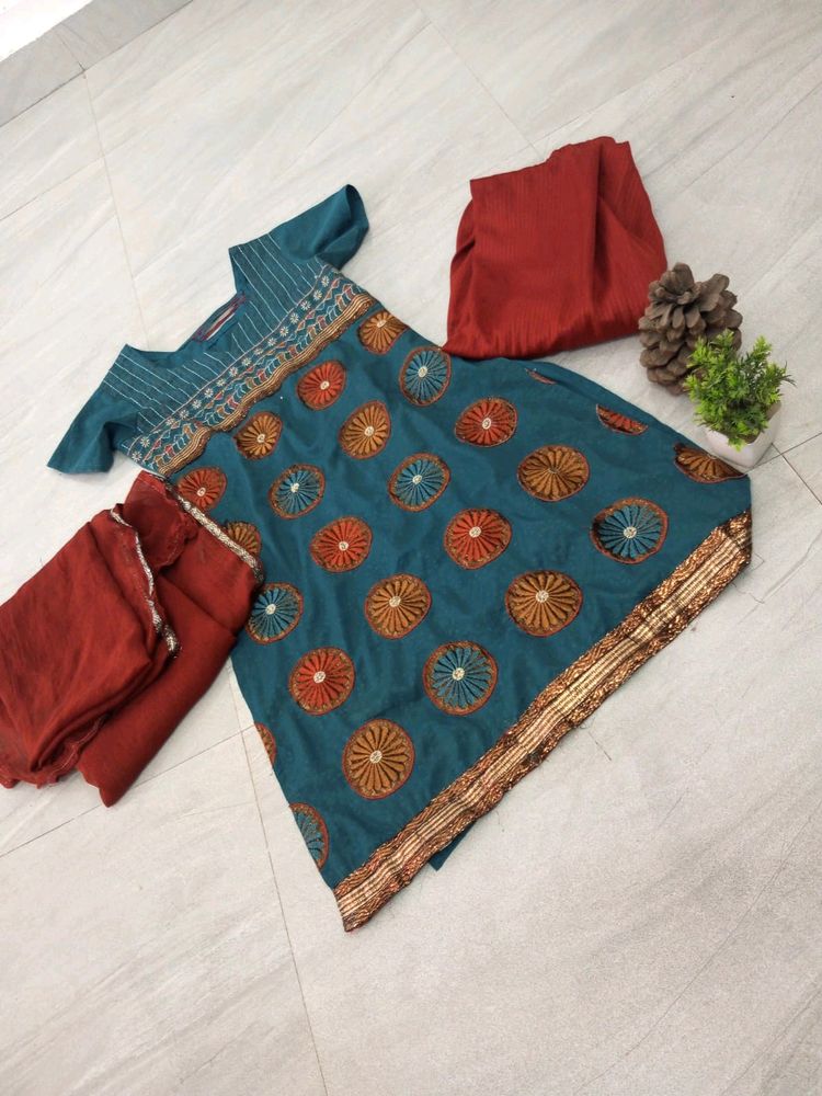 Beautiful Churidar Kurta Set For Women.. Size-M To L