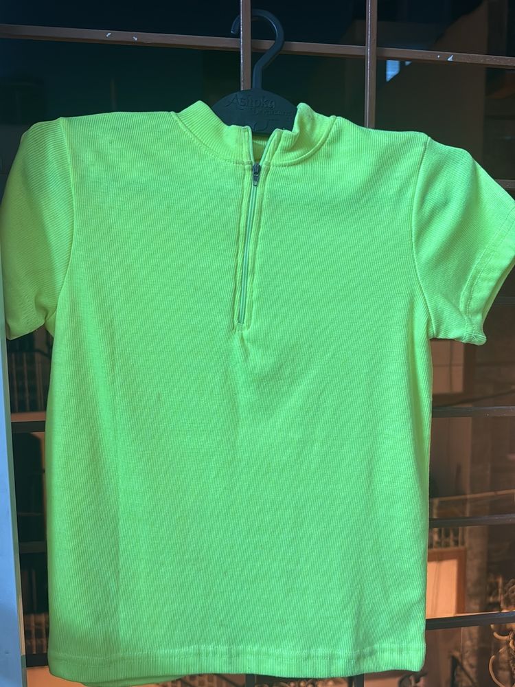 Neon green top