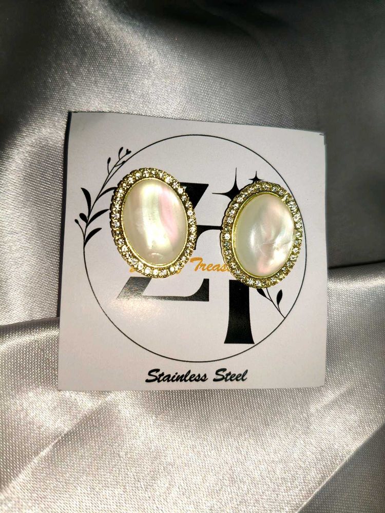 Elegant Pearl Earrings