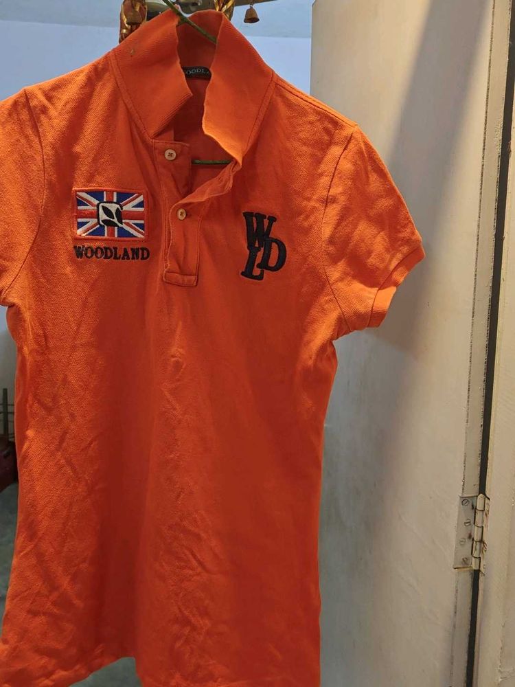 Woodland Orange Polo Shirt_Fixed Rate