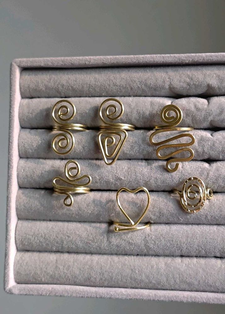 Handcrafted Anti Tarnish Rings