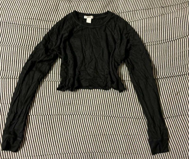 Black Long Sleeve Top