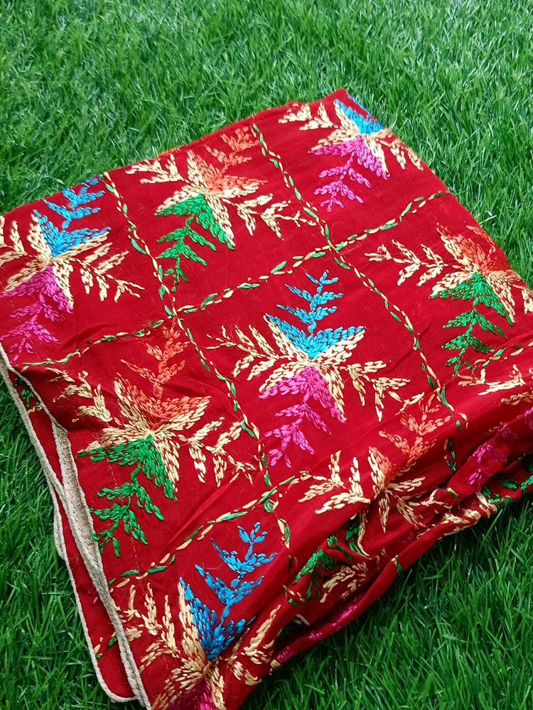 ♥️Punjabi Red Fulkari♥️