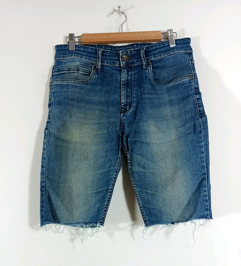 Zudio Dark Blue Shorts (Men)