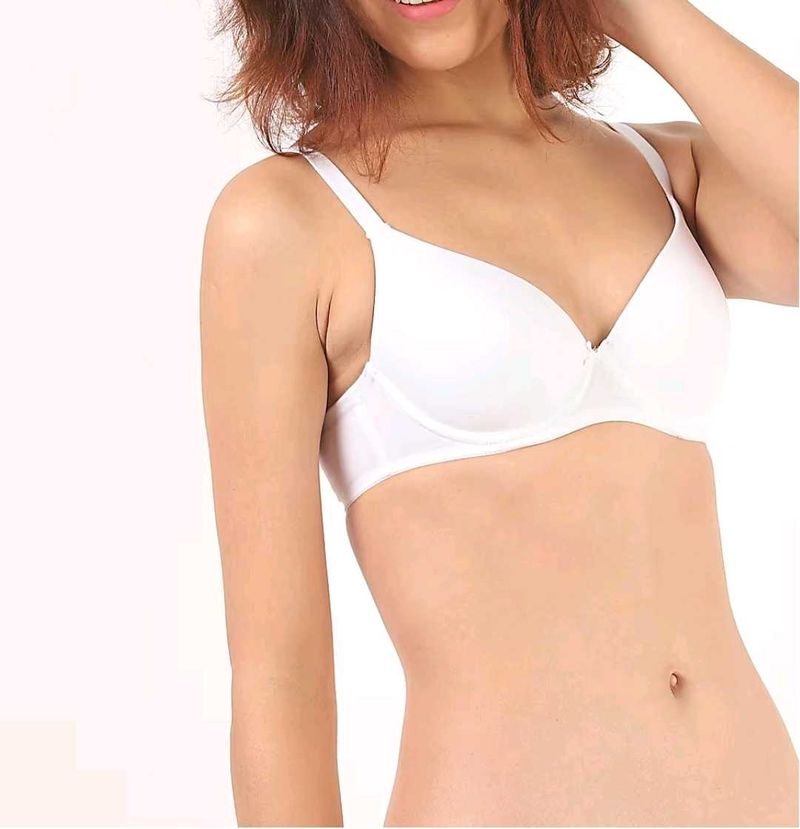White T-Shirt Bra