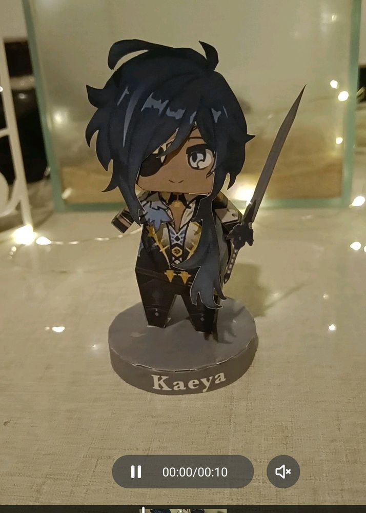 Kaeya Genshin Papercraft 3d