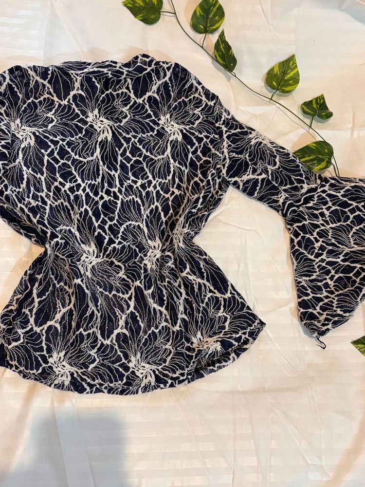 Flared Sleeves top
