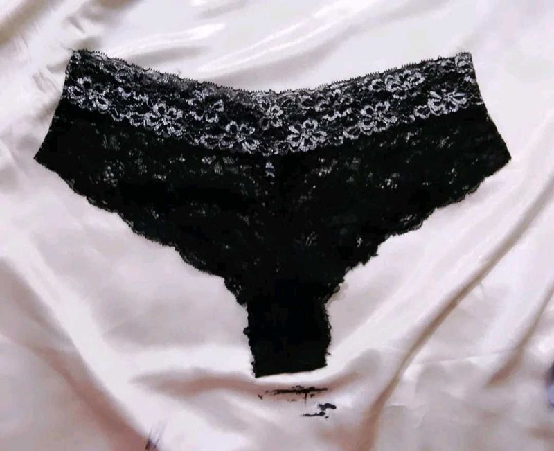 Black Lace Detail Panty