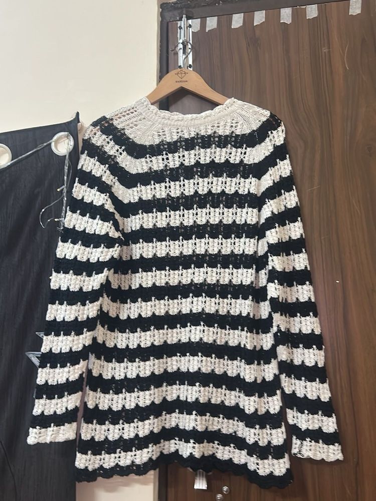 Striped Knit Sweater