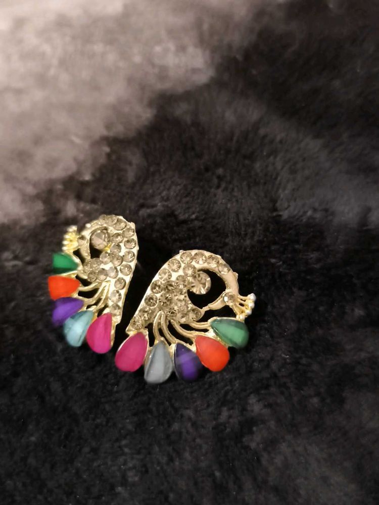Peacock Style Fashion Earrings