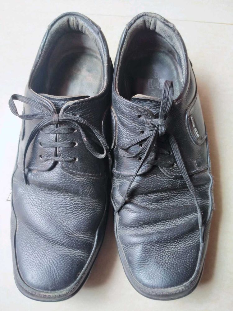 Men&#39;s Black Leather Dress Shoes