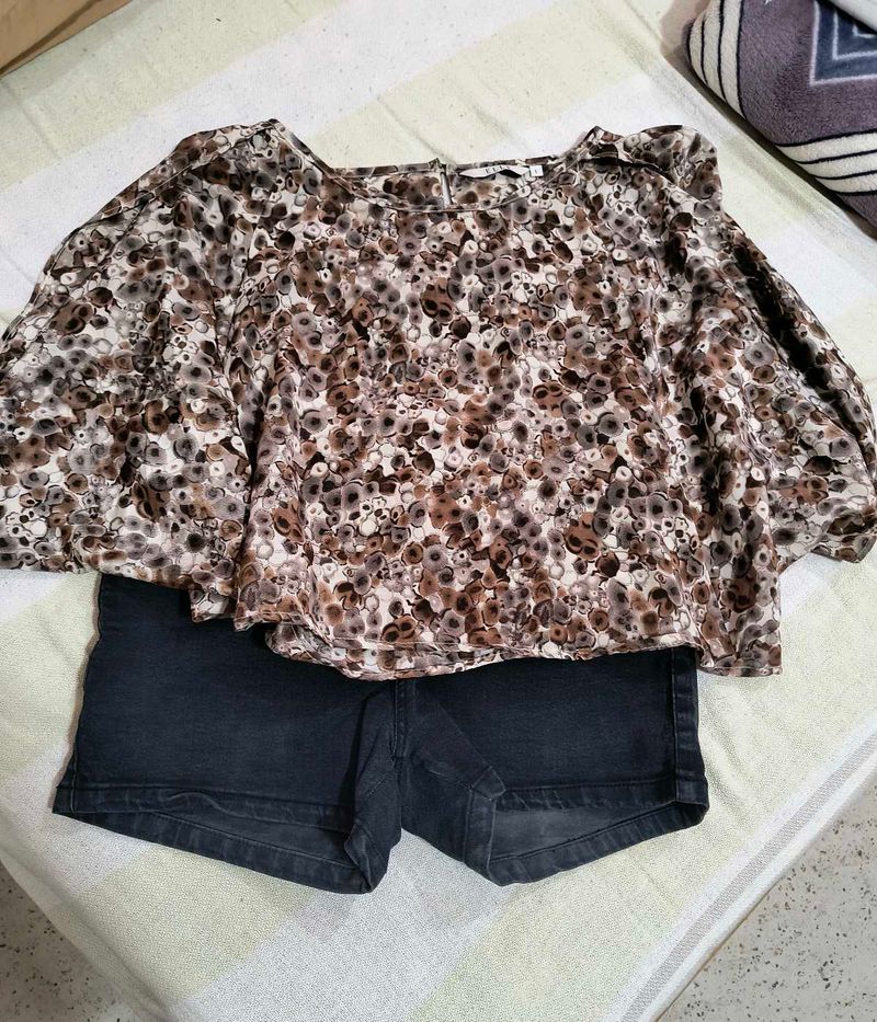 Floral Print Top