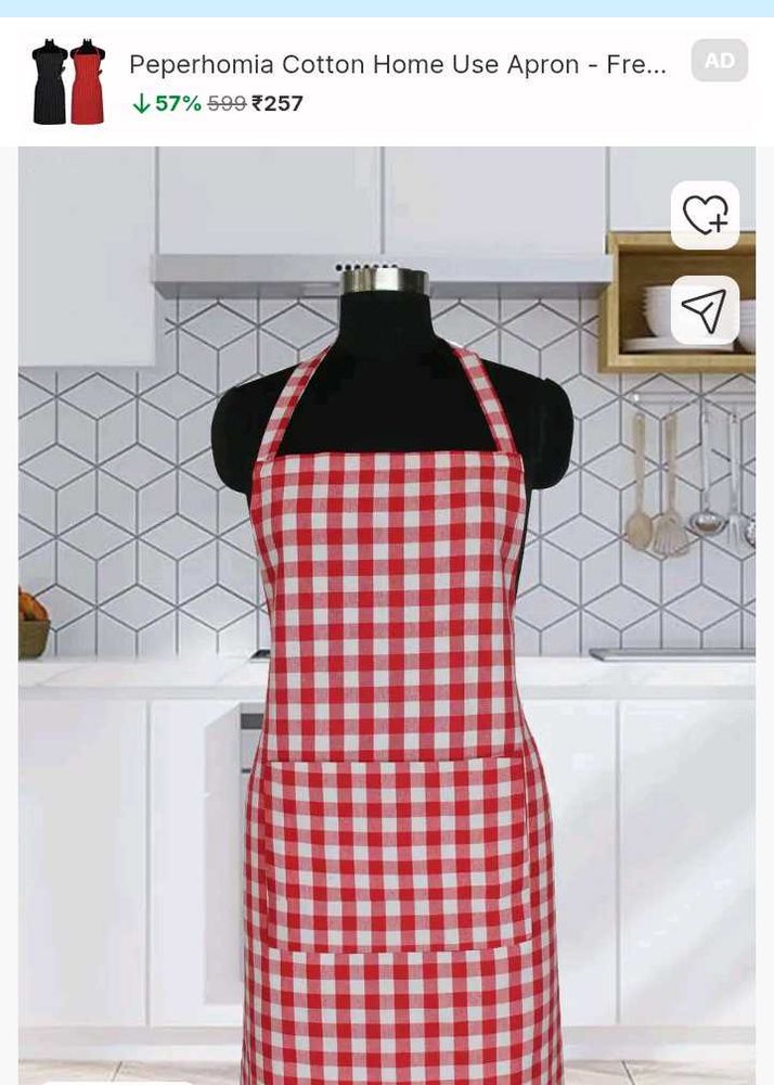 Cotton Home Apron
