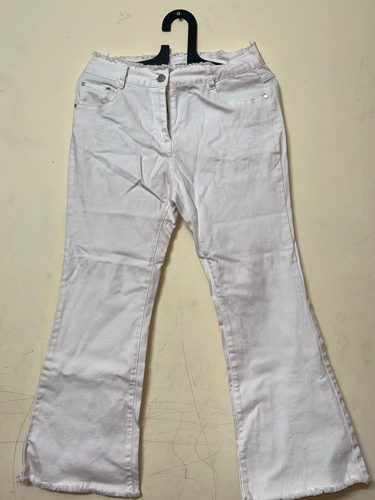 White Flared Jeans
