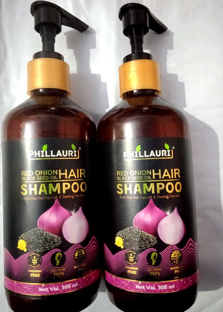 (2)Red Onion Black Seed Oil Shampoo