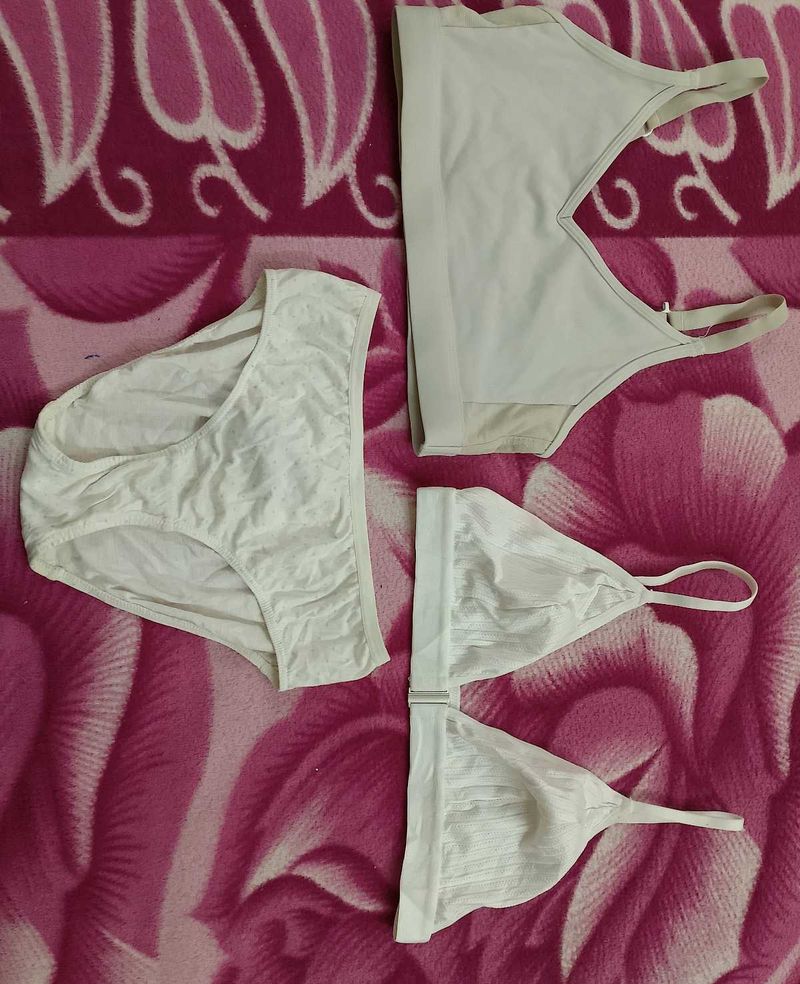White Bra and Panty Set