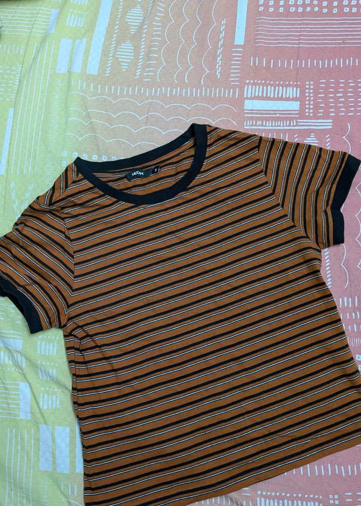 Striped Crop Top