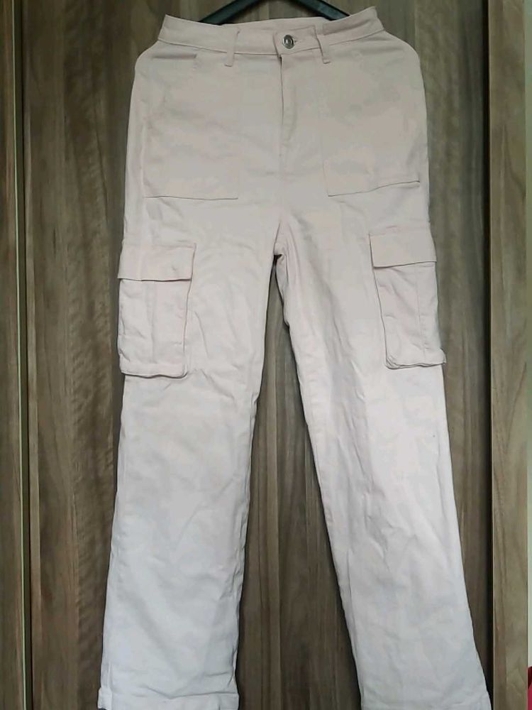 Pink Cargo Pants
