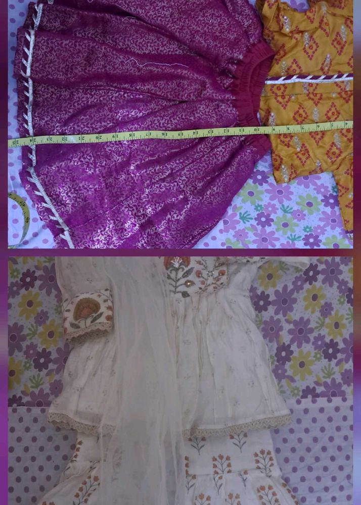 combo kids Kurta Set and lehenga se