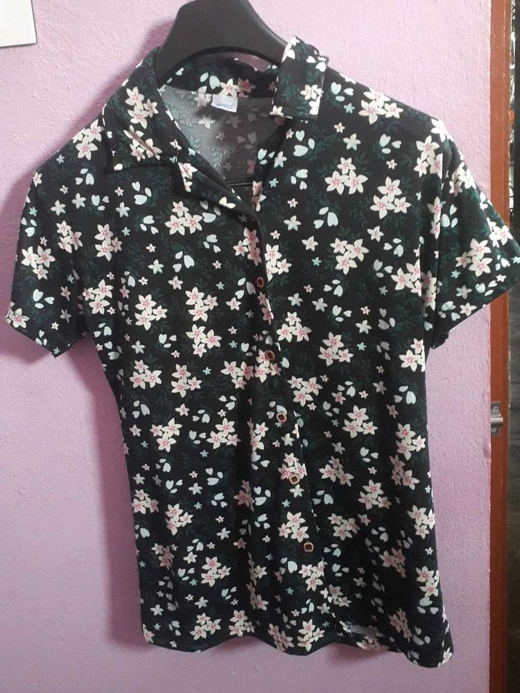 Floral Print Night Suit