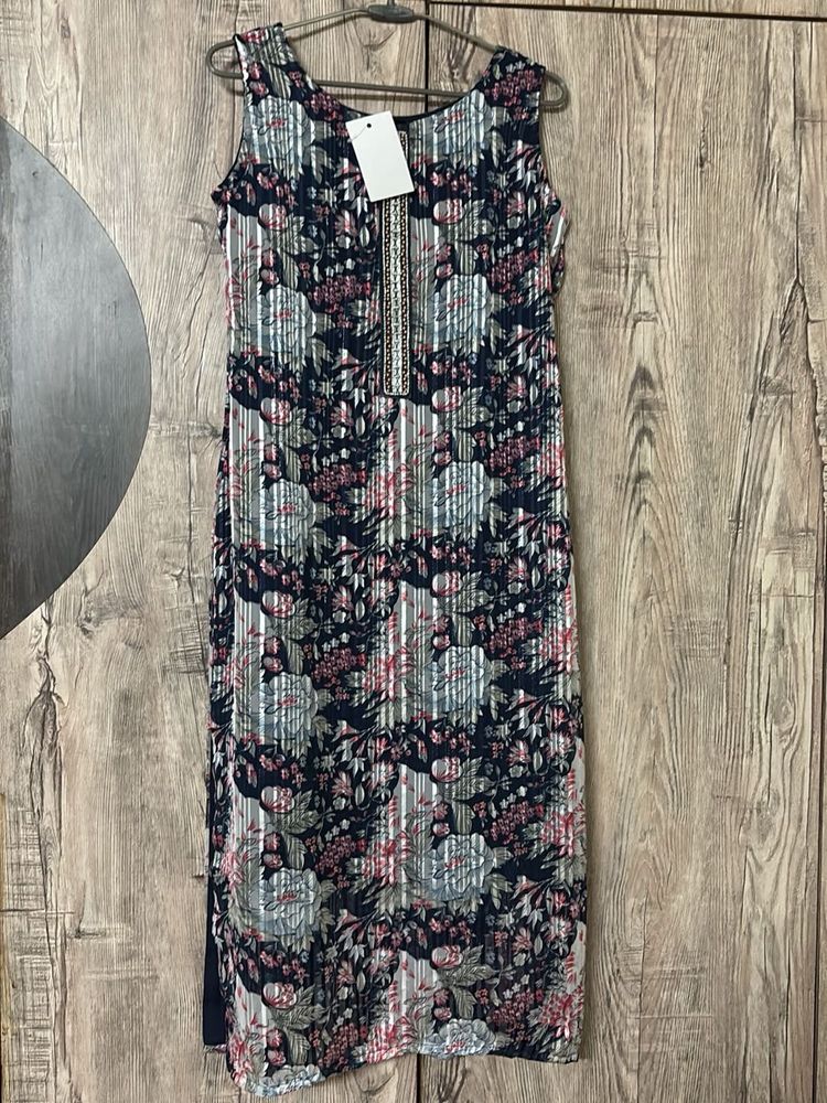 Floral Kurti With Tag
